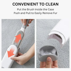 Magic Clothes Lint Remover,Reusable Static Dusting Cleaning Brushes for Sofa Carpet,Pet Cat Hair Fur Roller Brush Manual Cleaner