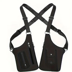 Men'S Retro Crossbody Bag, Multifunctional Lightweight Shoulder Bag, Outdoor Phone Bag, Suitable for Cycling and Hiking