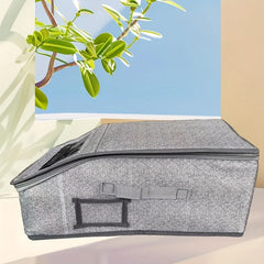 1Pc Dust-Proof Baseball Cap Storage Box Foldable Fabric Closet Organizer with Zipper Stackable Container for Hats Clothes Dolls