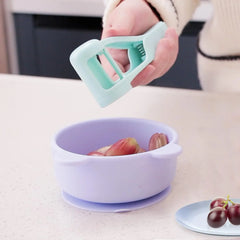 Tomato Slicer Cutter Grape Tools Cherry Fruit Salad Splitter Artifact for Toddlers Kitchen Accessories for Baby Fruit Cut Gadget