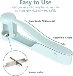 Tomato Slicer Cutter Grape Tools Cherry Fruit Salad Splitter Artifact for Toddlers Kitchen Accessories for Baby Fruit Cut Gadget