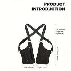 Men'S Retro Crossbody Bag, Multifunctional Lightweight Shoulder Bag, Outdoor Phone Bag, Suitable for Cycling and Hiking