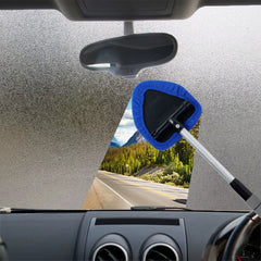 Window Scraping Mist Eliminator Microfiber Car Window Cleaner Telescopic Windshield Cleaning Tools Auto Accessories