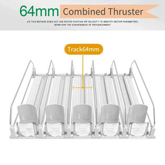 Push Rack Beverage Thruster Dispenser Storage for Soda Can Self-Pushing Kitchen Counter Organizer Fridge Shelf Canned Beverage
