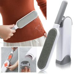Magic Clothes Lint Remover,Reusable Static Dusting Cleaning Brushes for Sofa Carpet,Pet Cat Hair Fur Roller Brush Manual Cleaner